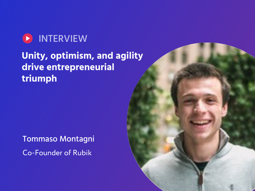 Riding the Wave of Innovation: Tommaso Montagni's Journey from Vision to Victory with Rubik